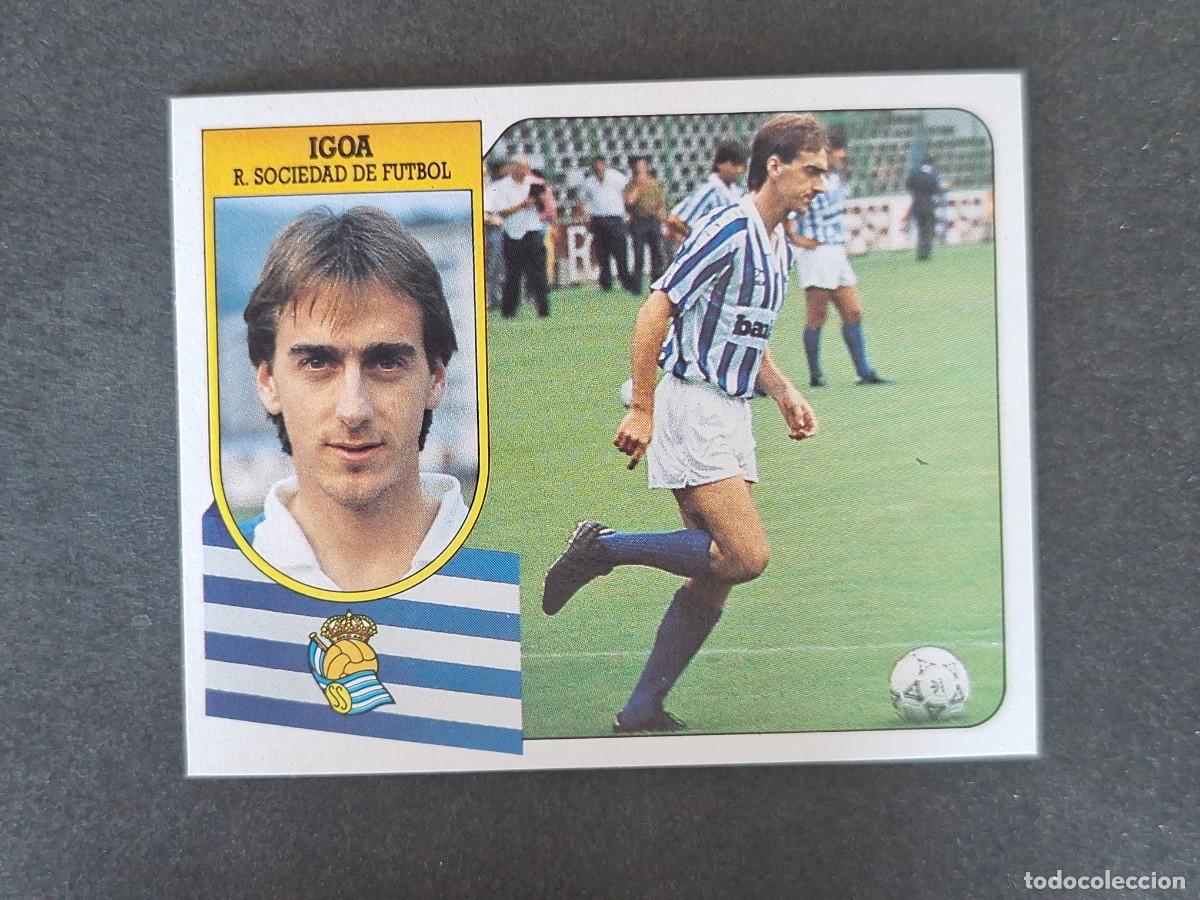 Fu&szlig;ball-Sticker: L3 IGOA REAL SOCIEDAD LIGA ESTE 1991 1992 91 92 CARTON SIN PEGAR NUNCA PEGADO