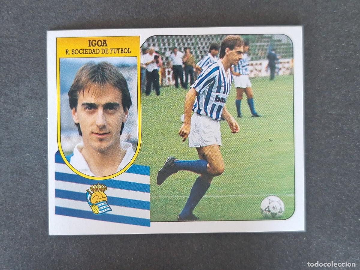 Fu&szlig;ball-Sticker: L3 IGOA REAL SOCIEDAD LIGA ESTE 1991 1992 91 92 CARTON SIN PEGAR NUNCA PEGADO