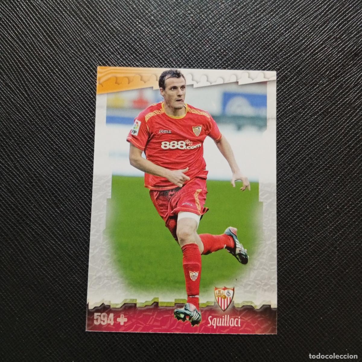 Fu&szlig;ball-Sticker: 594 SQUILLACI SEVILLA MUNDICROMO QUIZ GAME 2008 2009 FUTBOL 08 09 - A212 PG3 FICHAJE