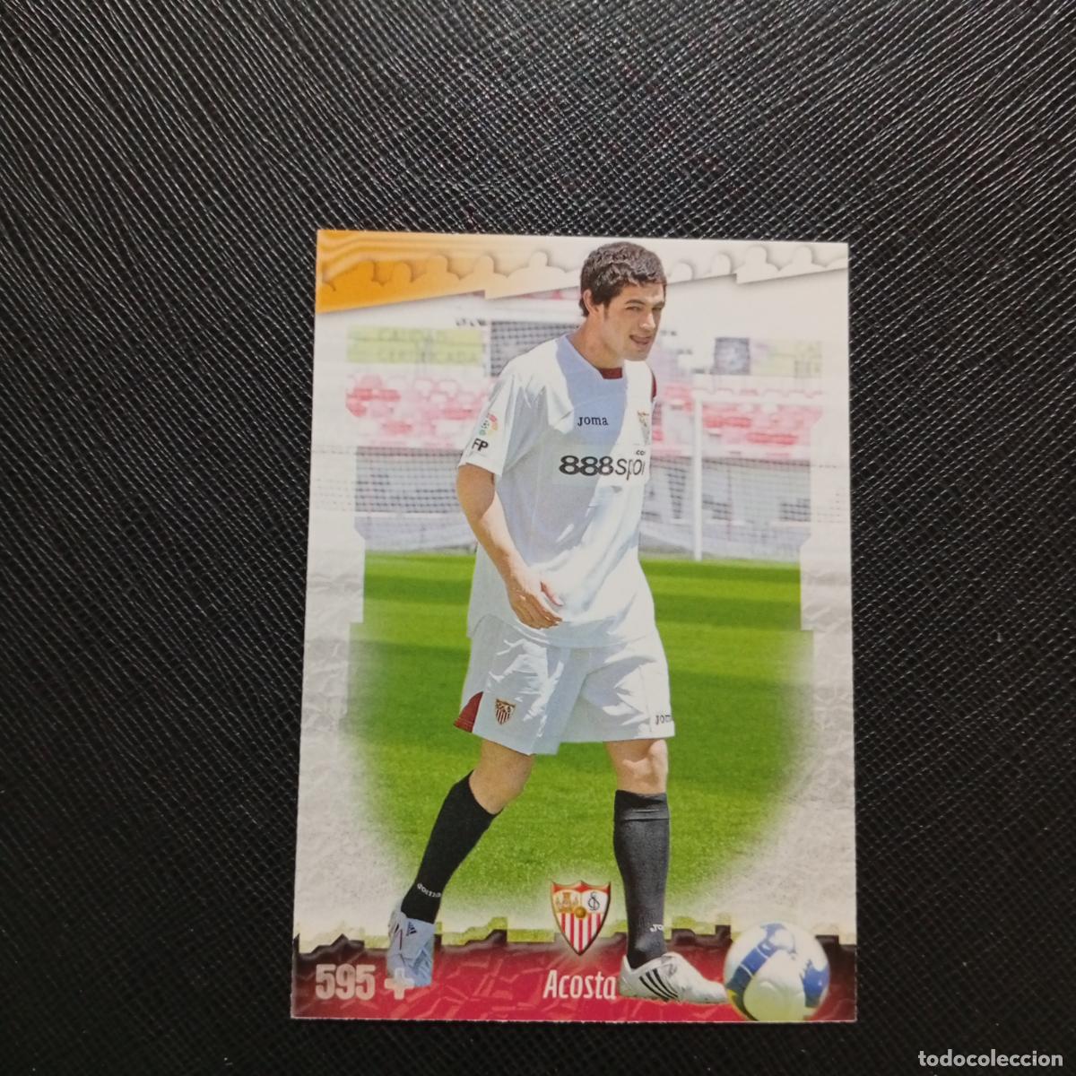 Cromos de f&uacute;tbol: 595 ACOSTA SEVILLA MUNDICROMO QUIZ GAME 2008 2009 FUTBOL 08 09 - A212 PG4 FICHAJE