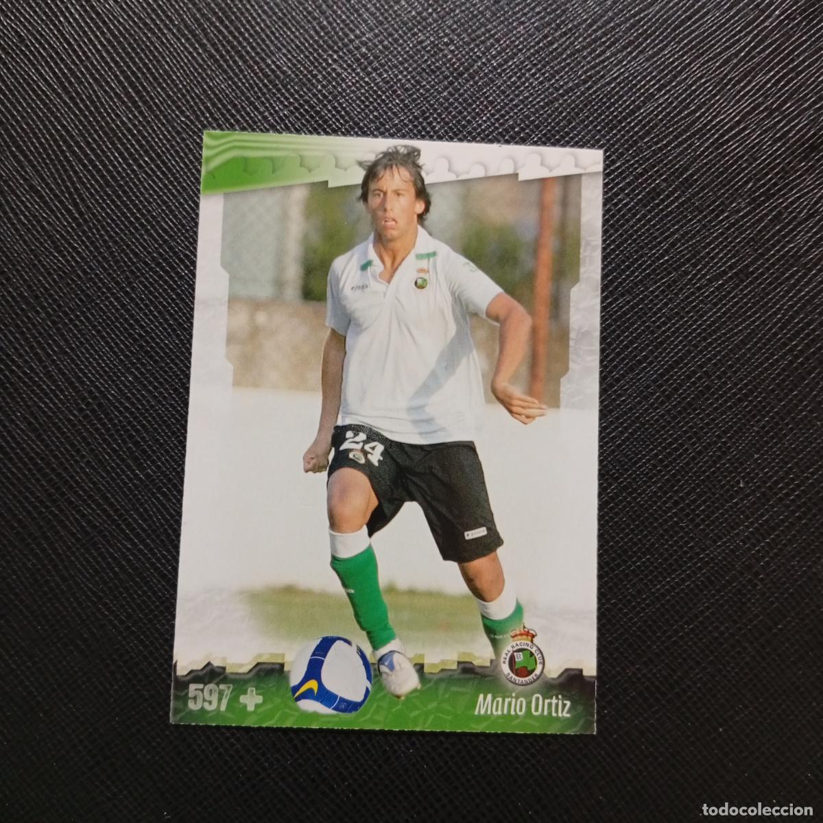 Cromos de f&uacute;tbol: 597 MARIO ORTIZ RACING MUNDICROMO QUIZ GAME 2008 2009 FUTBOL 08 09 - A212 PG4 FICHAJE