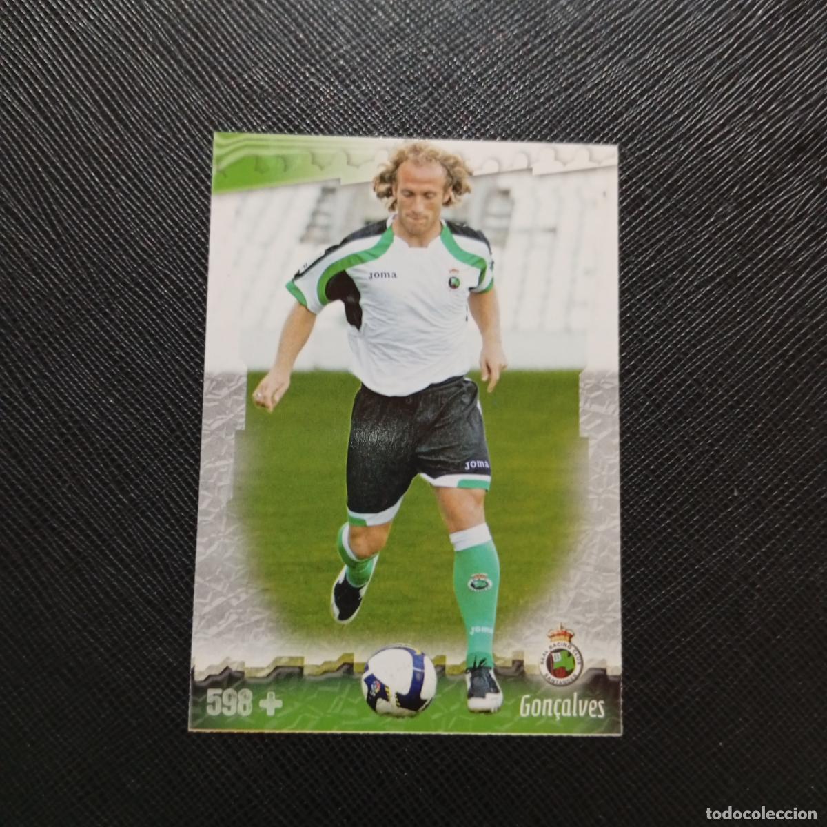 Cromos de f&uacute;tbol: 598 GONCALVES RACING MUNDICROMO QUIZ GAME 2008 2009 FUTBOL 08 09 - A212 PG4 FICHAJE
