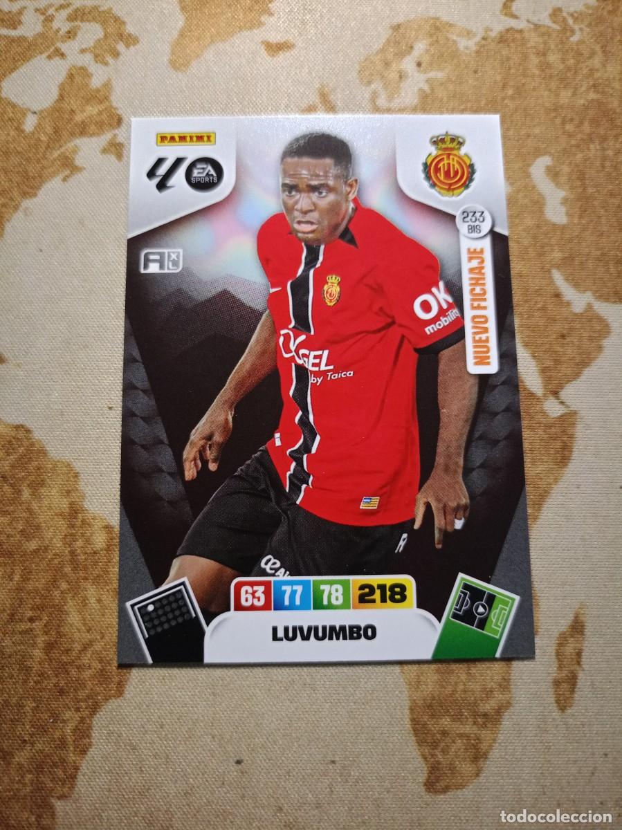 Cromos de f&uacute;tbol: Mallorca 233 bis LUVUMBO Adrenalyn 2025-26