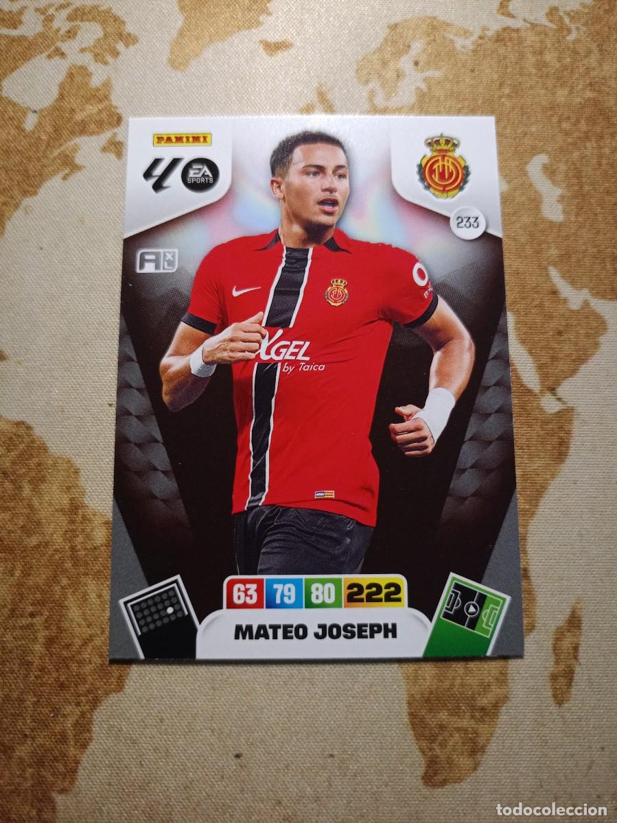 Cromos de f&uacute;tbol: Mallorca 233 MATEO JOSEPH Adrenalyn 2025-26