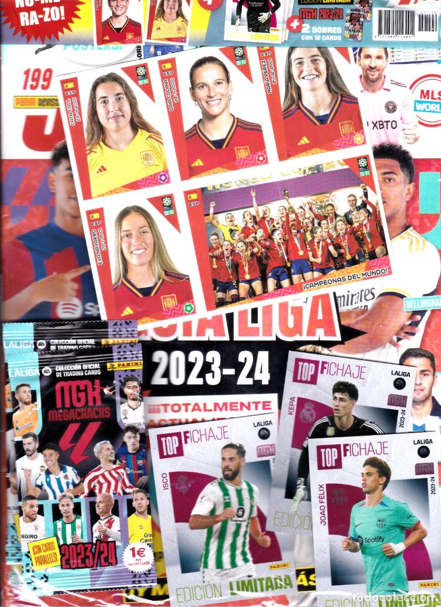 Fu&szlig;ball-Sticker: REVISTA JUG&Oacute;N N&ordm; 199 CON ACTUALIZACI&Oacute;N Y SOBRES DE CROMOS - SIN ABRIR-