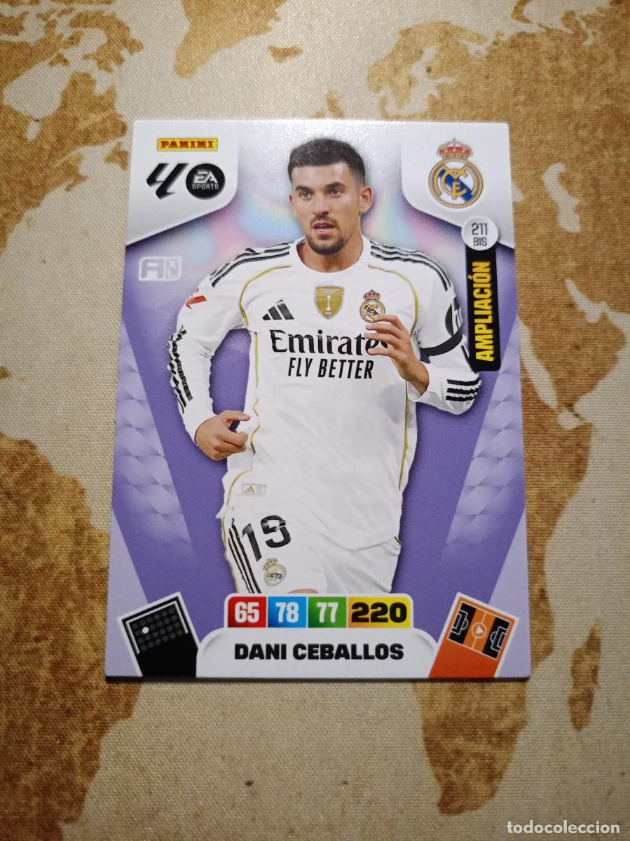 Football Stickers: Real Madrid 211 bis DANI CEBALLOS Adrenalyn 2025-26