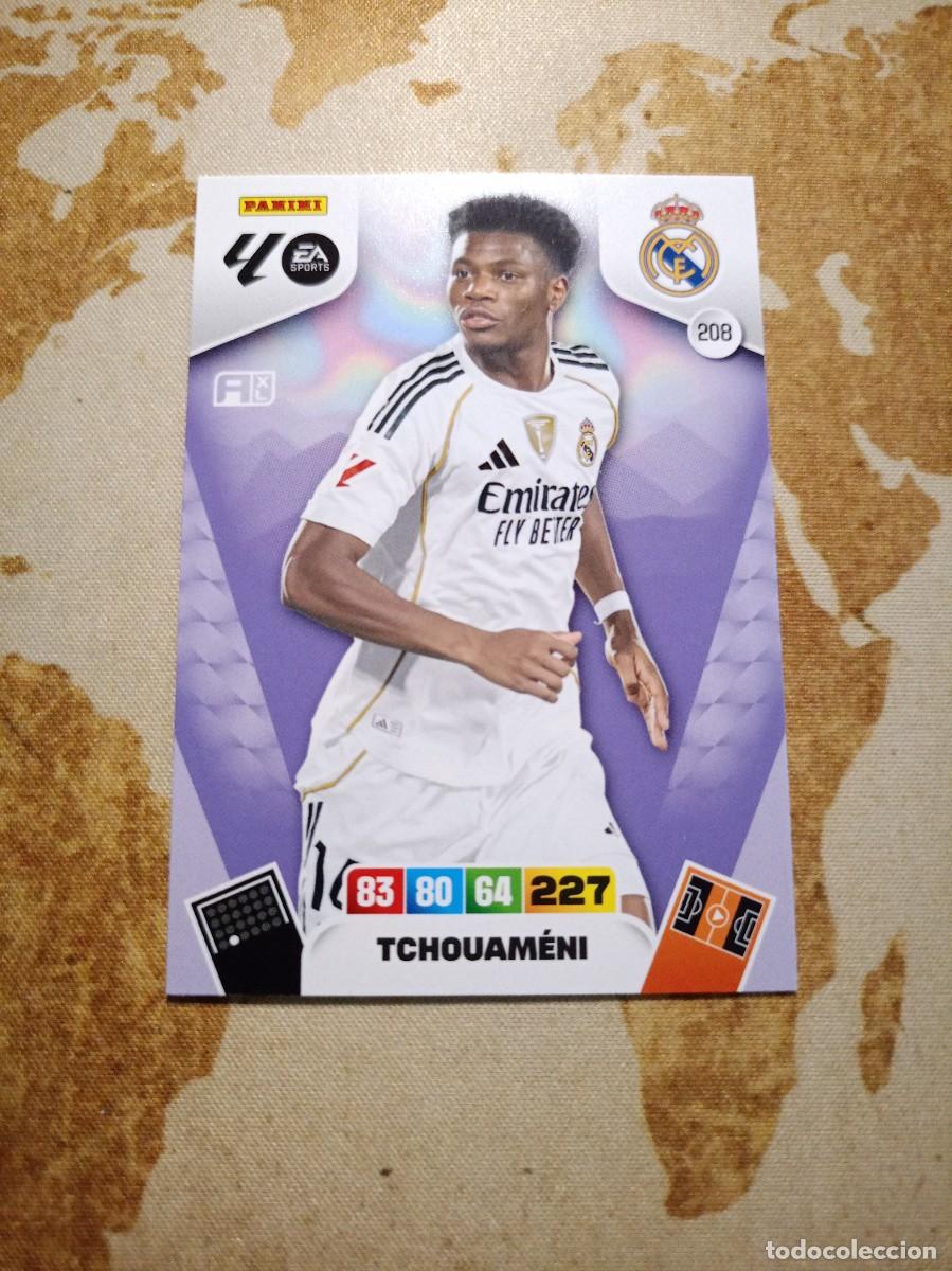 Fu&szlig;ball-Sticker: Real Madrid 208 TCHOUAMENI Adrenalyn 2025-26
