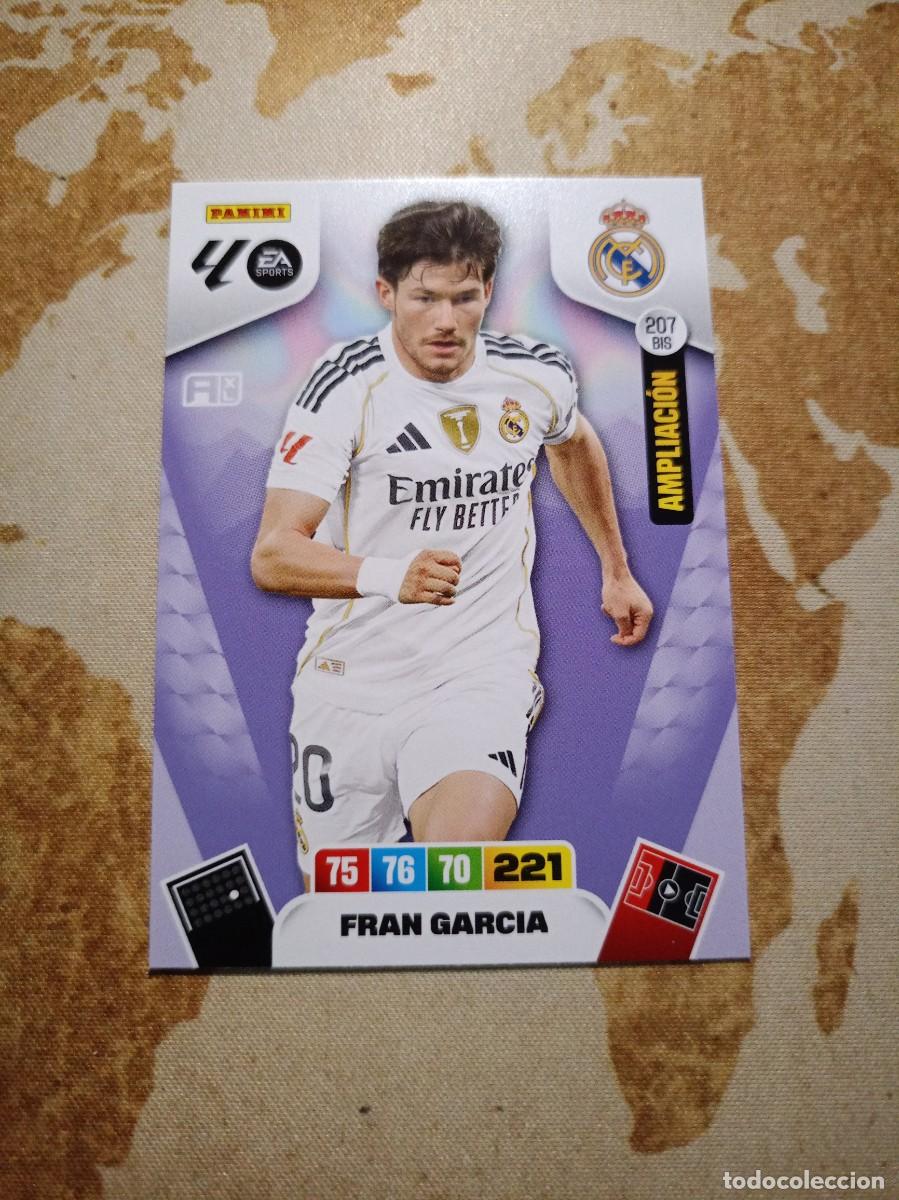 Fu&szlig;ball-Sticker: Real Madrid 207 bis FRAN GARC&Iacute;A Adrenalyn 2025-26