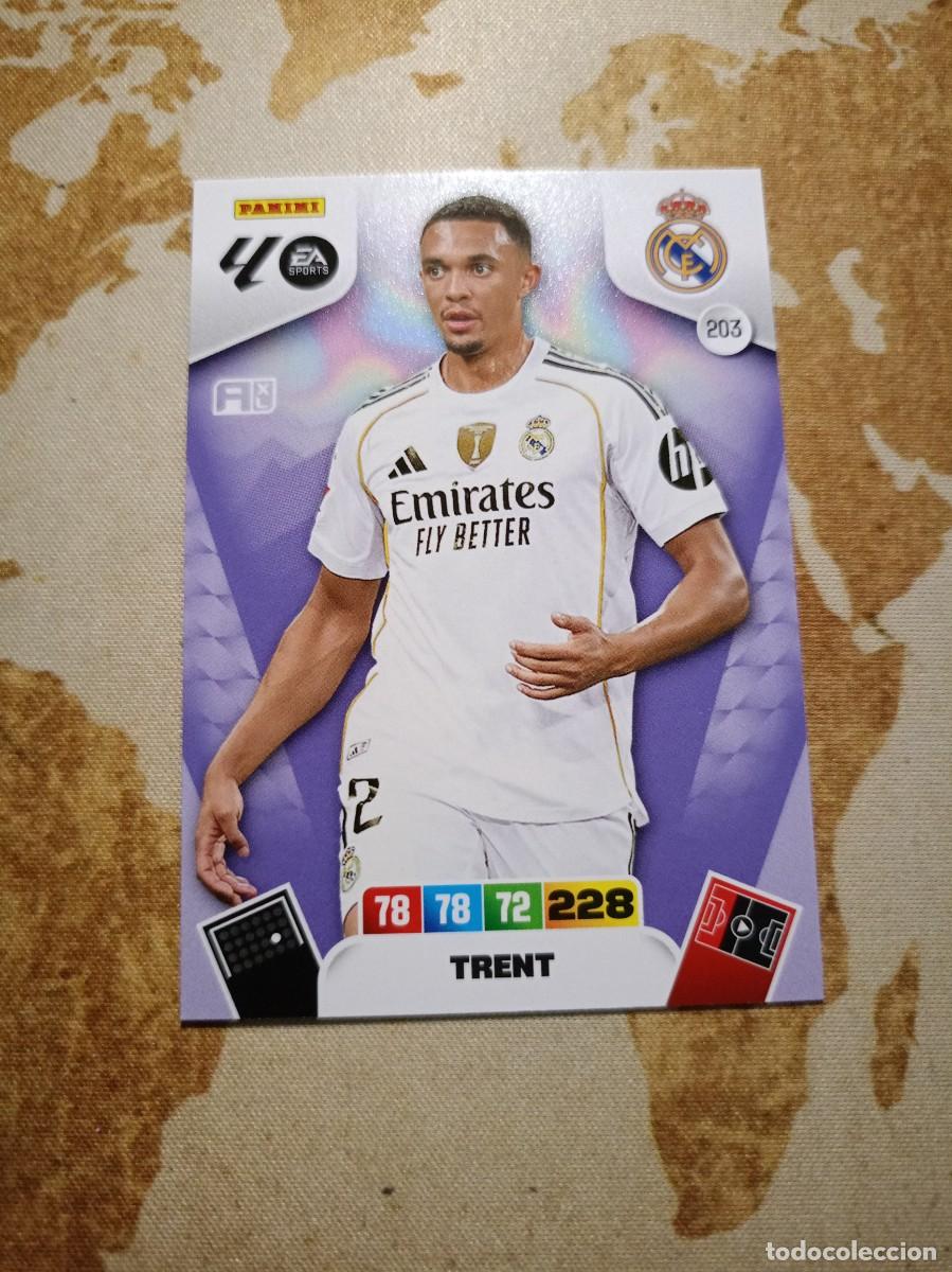 Cromos de f&uacute;tbol: Real Madrid 203 TRENT Adrenalyn 2025-26