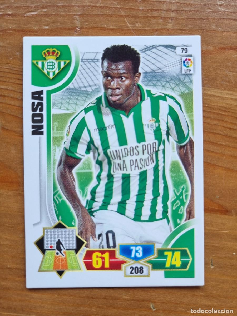 Cromos de f&uacute;tbol: 79 NOSA (Real Betis). Liga 2013 2014 13 14 Adrenalyn XL