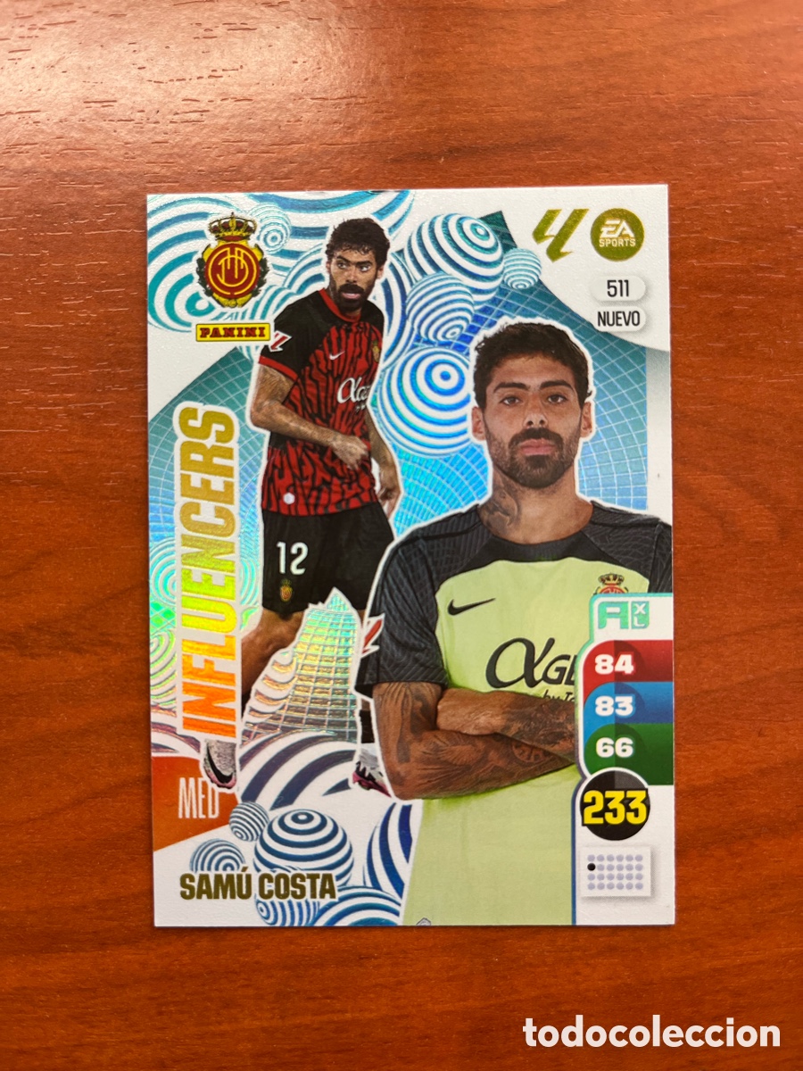 Cartes &agrave; collectionner de Football: SAMU COSTA 511 NUEVO INFLUENCERS MALLORCA ADRENALYN XL 2024 2025LA LIGA CARD 24 25 PANINI