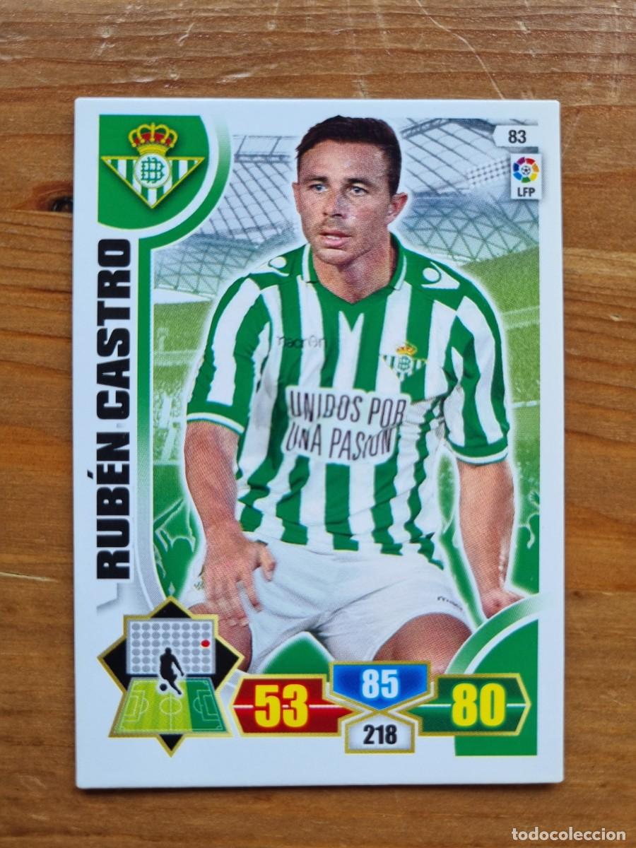 Cromos de f&uacute;tbol: 83 RUB&Eacute;N CASTRO (Real Betis). Liga 2013 2014 13 14 Adrenalyn XL