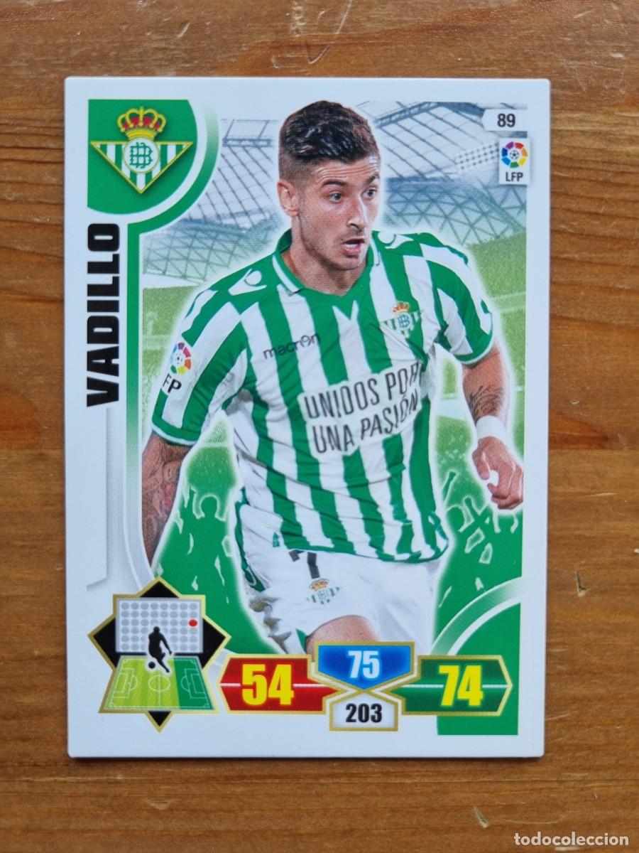 Cromos de f&uacute;tbol: 89 VADILLO (Real Betis). Liga 2013 2014 13 14 Adrenalyn XL