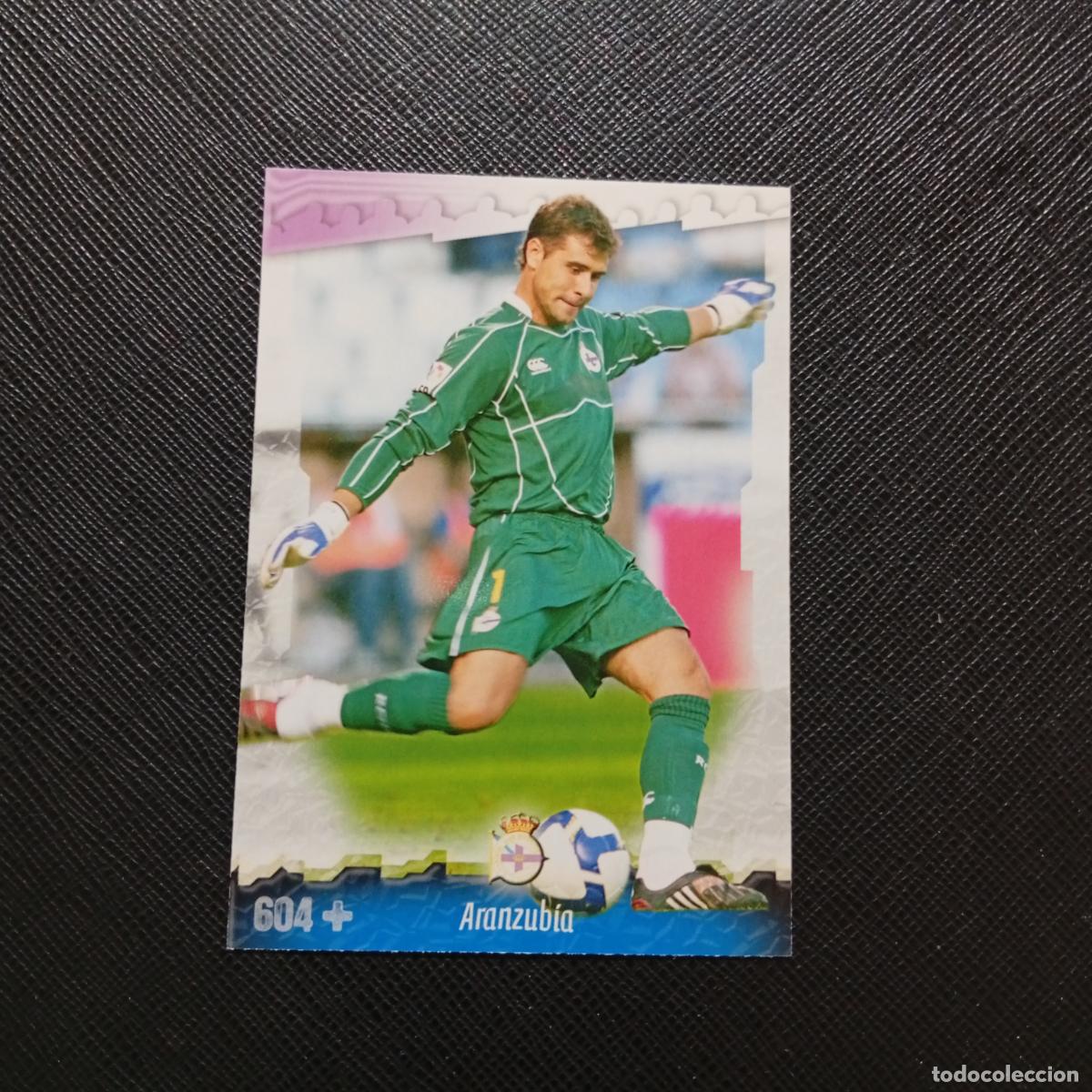 Cromos de f&uacute;tbol: 604 ARANZUBIA DEPORTIVO MUNDICROMO QUIZ GAME 2008 2009 FUTBOL 08 09 - A212 PG4 FICHAJE
