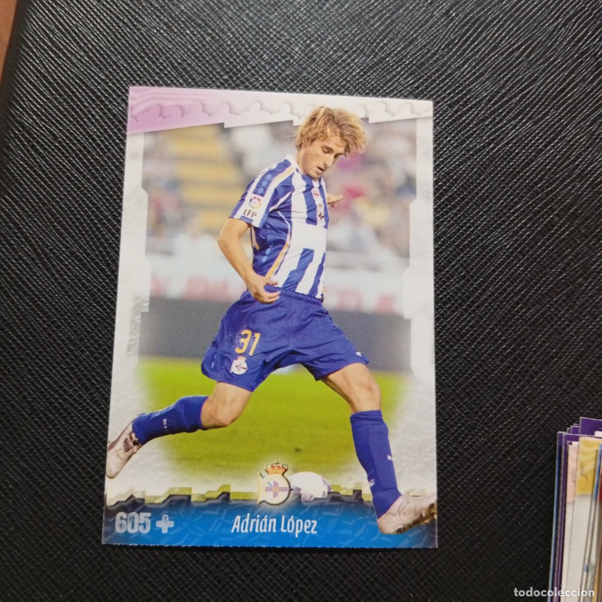 Cromos de f&uacute;tbol: 605 ADRIAN LOPEZ DEPORTIVO MUNDICROMO QUIZ GAME 2008 2009 FUTBOL 08 09 - A212 PG4 FICHAJE