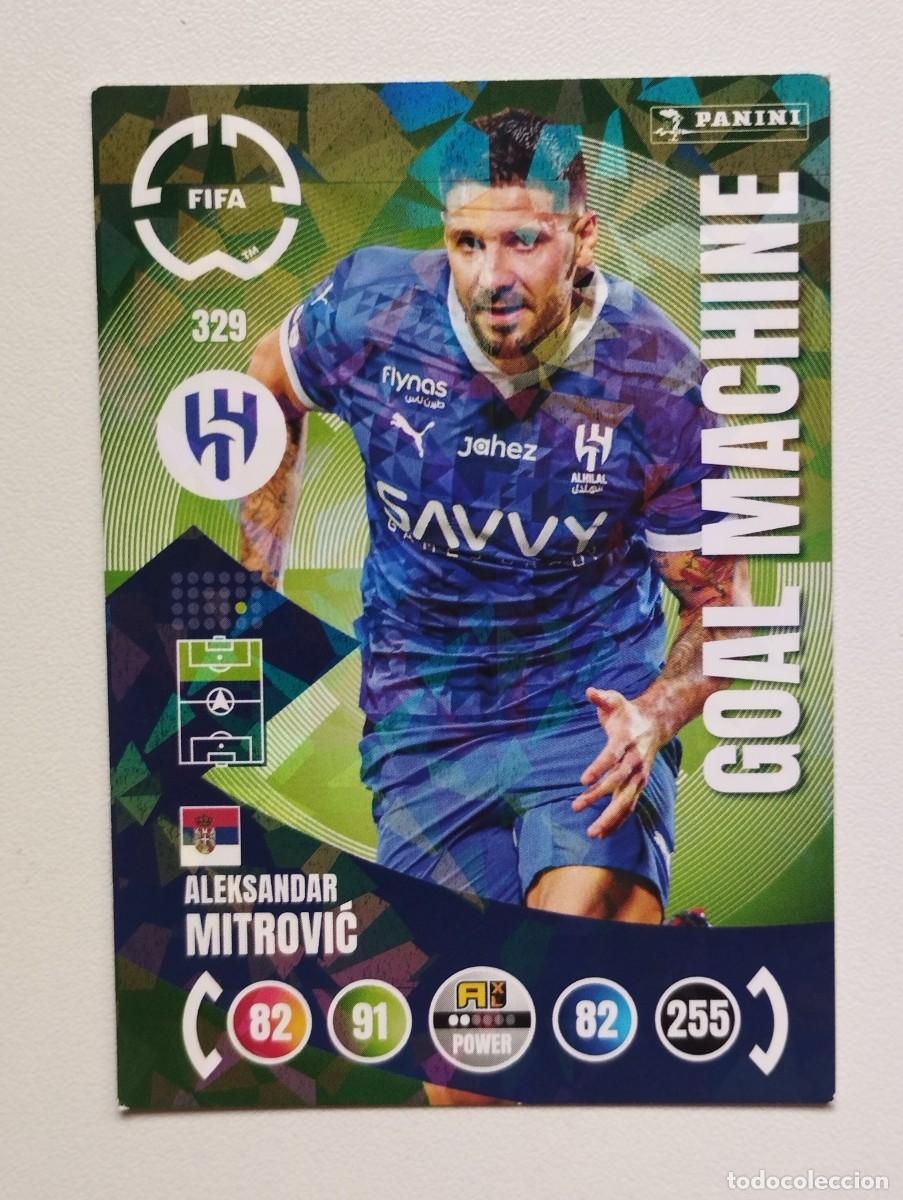 Cromos de f&uacute;tbol: CROMO CARD 329 MITROVIC AL HILAL GOAL MACHINE ADRENALYN CLUB WORLD CUP 25 MUNDIAL CLUBES 2025
