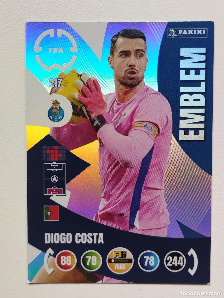 Cromos de f&uacute;tbol: CROMO CARD 217 DIOGO CPOSTA PORTO EMBLEM ADRENALYN CLUB WORLD CUP 25 MUNDIAL CLUBES 2025