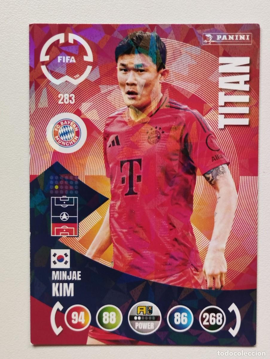 Cromos de f&uacute;tbol: CROMO CARD 283 MINJAE KIM TITAN ADRENALYN CLUB WORLD CUP 25 MUNDIAL CLUBES 2025