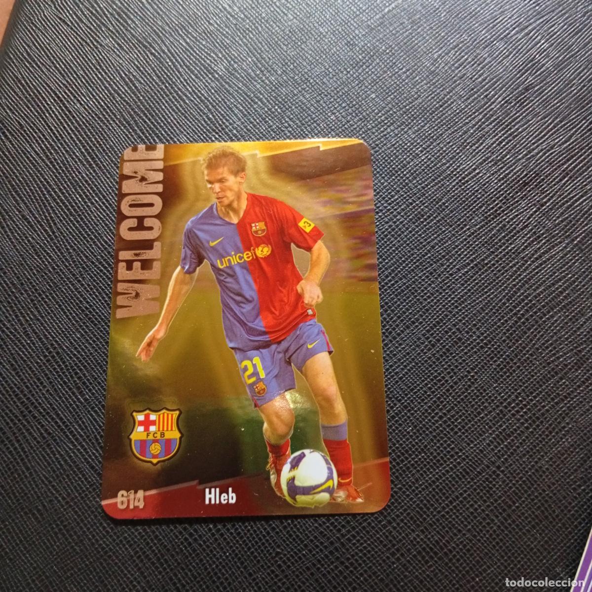 Cartes &agrave; collectionner de Football: 614 HLEB BARCELONA MUNDICROMO QUIZ GAME 2008 2009 FUTBOL 08 09 - A212 PG6 BRILLO REDONDAS