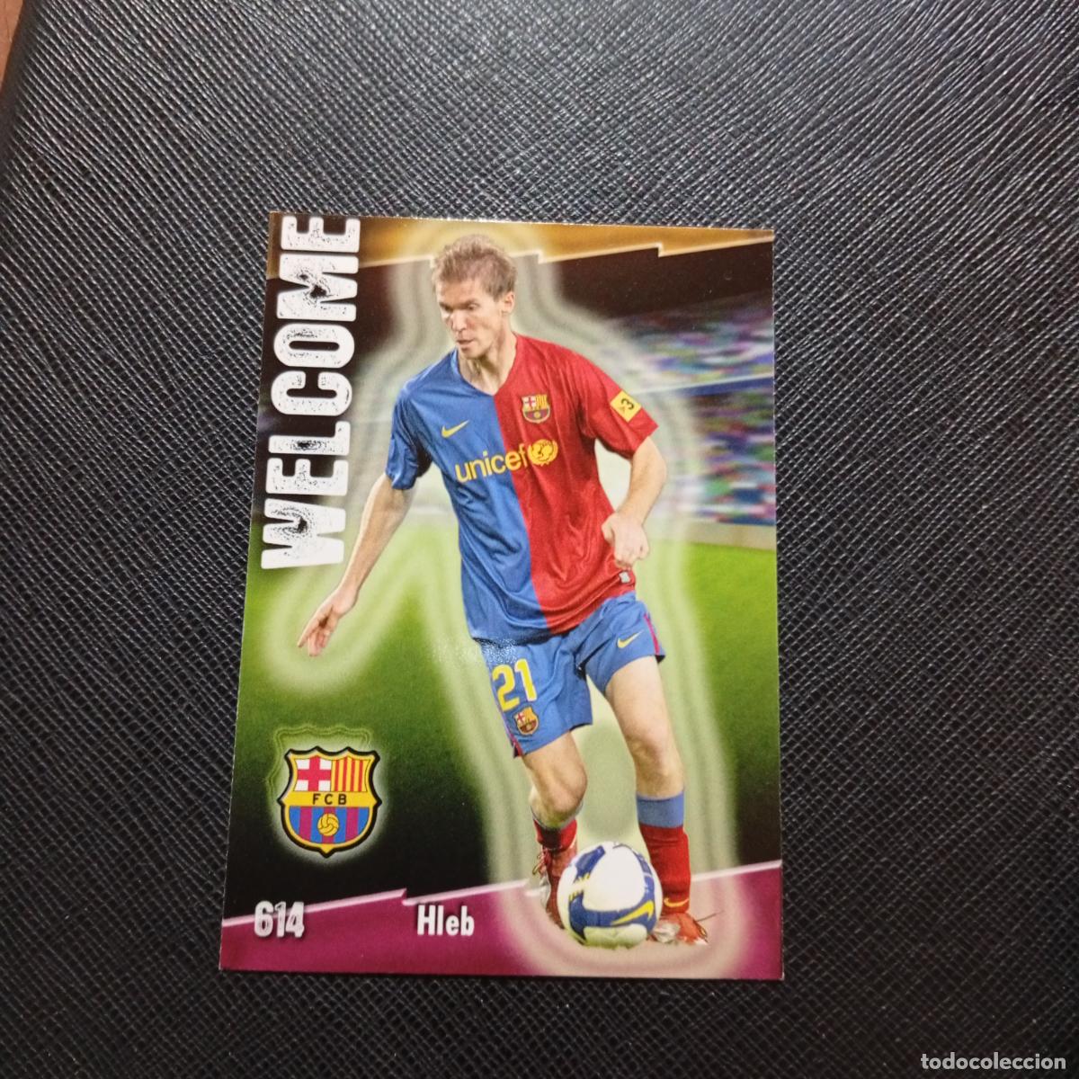 Cartes &agrave; collectionner de Football: 614 HLEB BARCELONA MUNDICROMO QUIZ GAME 2008 2009 FUTBOL 08 09 - A212 PG6 MATE