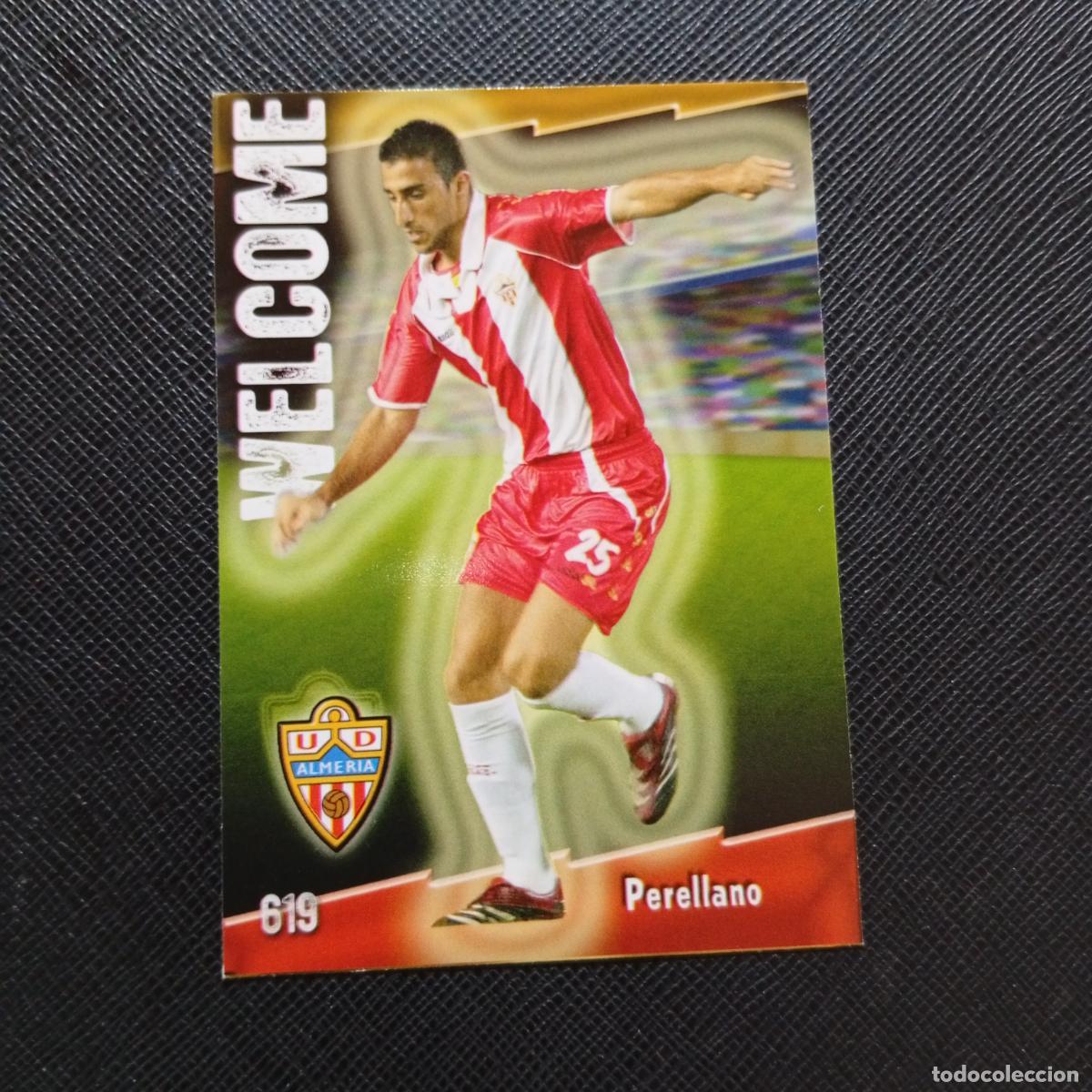Cromos de f&uacute;tbol: 619 PERELLANO ALMERIA MUNDICROMO QUIZ GAME 2008 2009 FUTBOL 08 09 - A212 PG7 MATE