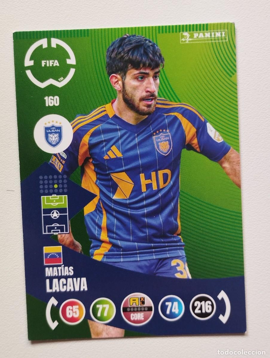 Cromos de f&uacute;tbol: CROMO CARD 160 MATIAS LACAVA HD ULSAN ADRENALYN CLUB WORLD CUP 25 MUNDIAL CLUBES 2025