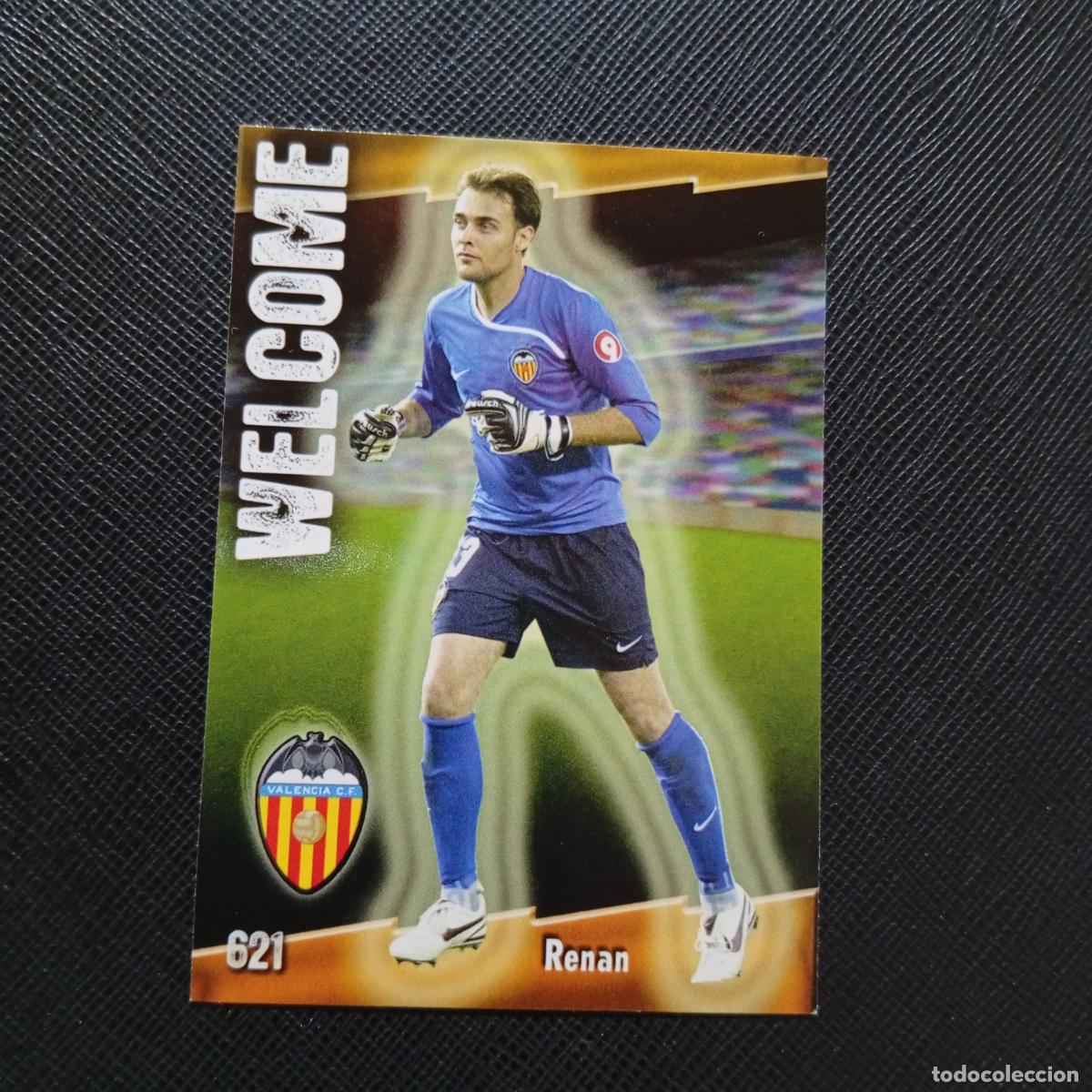 Cromos de f&uacute;tbol: 621 RENAN VALENCIA MUNDICROMO QUIZ GAME 2008 2009 FUTBOL 08 09 - A212 PG7 MATE
