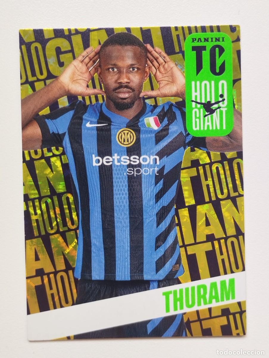 Cromos de f&uacute;tbol: CROMO CARD PANINI TOP CLASS 2025 HOLO GIANT MARCUS THURAM INTER