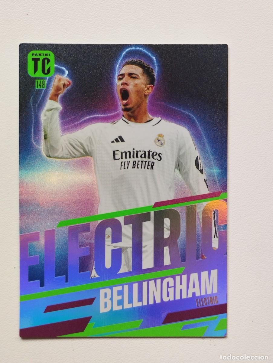 Cromos de f&uacute;tbol: CROMO CARD PANINI TOP CLASS 2025 ELECTRIC JUDE BELLINGHAM 149 REAL MADRID