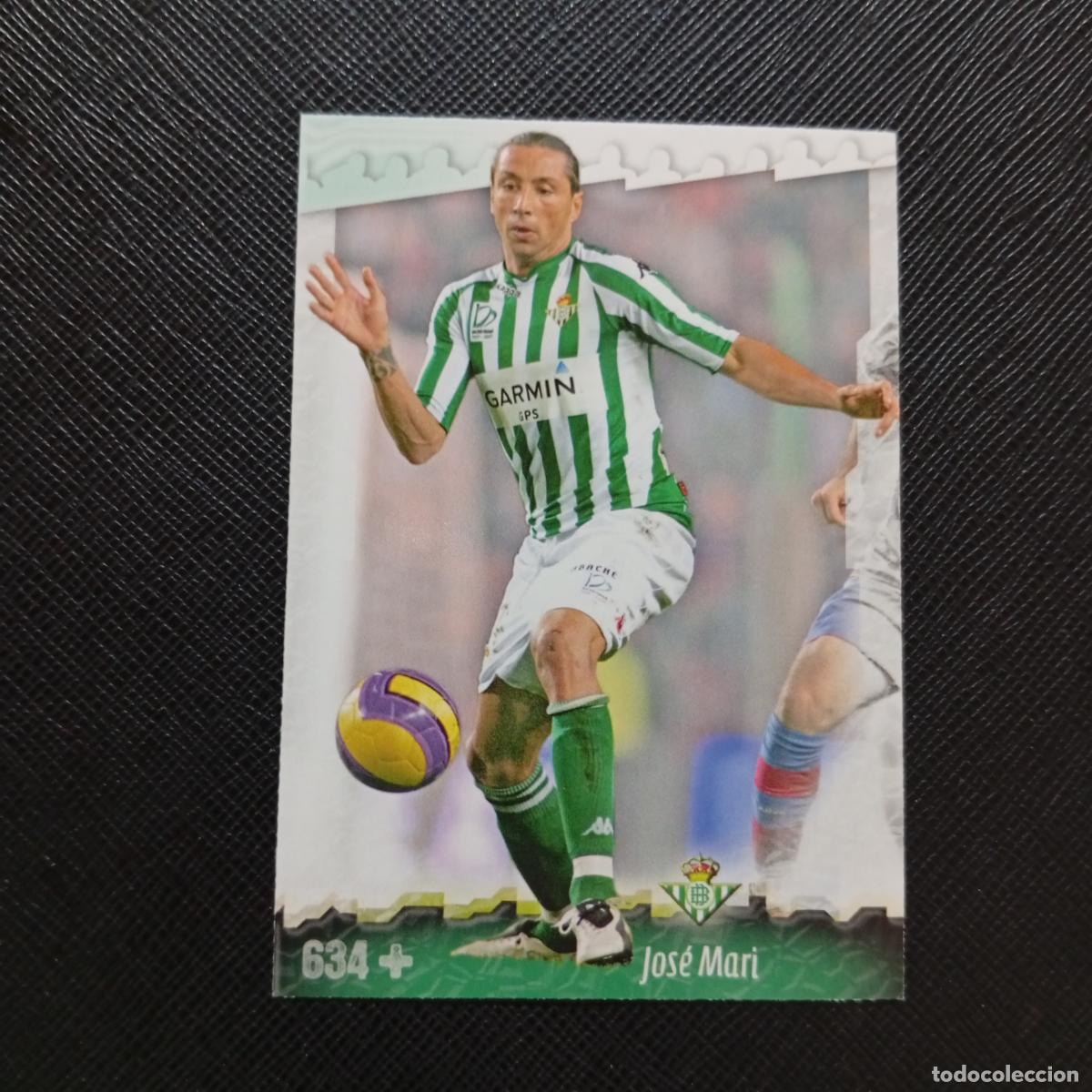 Cromos de f&uacute;tbol: 634 JOSE MARI REAL BETIS MUNDICROMO QUIZ GAME 2008 2009 FUTBOL 08 09 - A212 PG8 FICHAJE