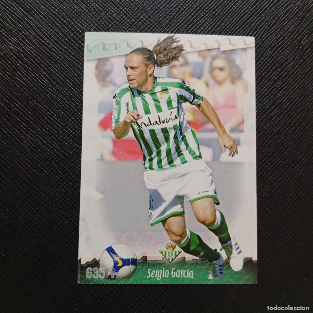 Cromos de f&uacute;tbol: 635 SERGIO GARCIA REAL BETIS MUNDICROMO QUIZ GAME 2008 2009 FUTBOL 08 09 - A212 PG8 FICHAJE