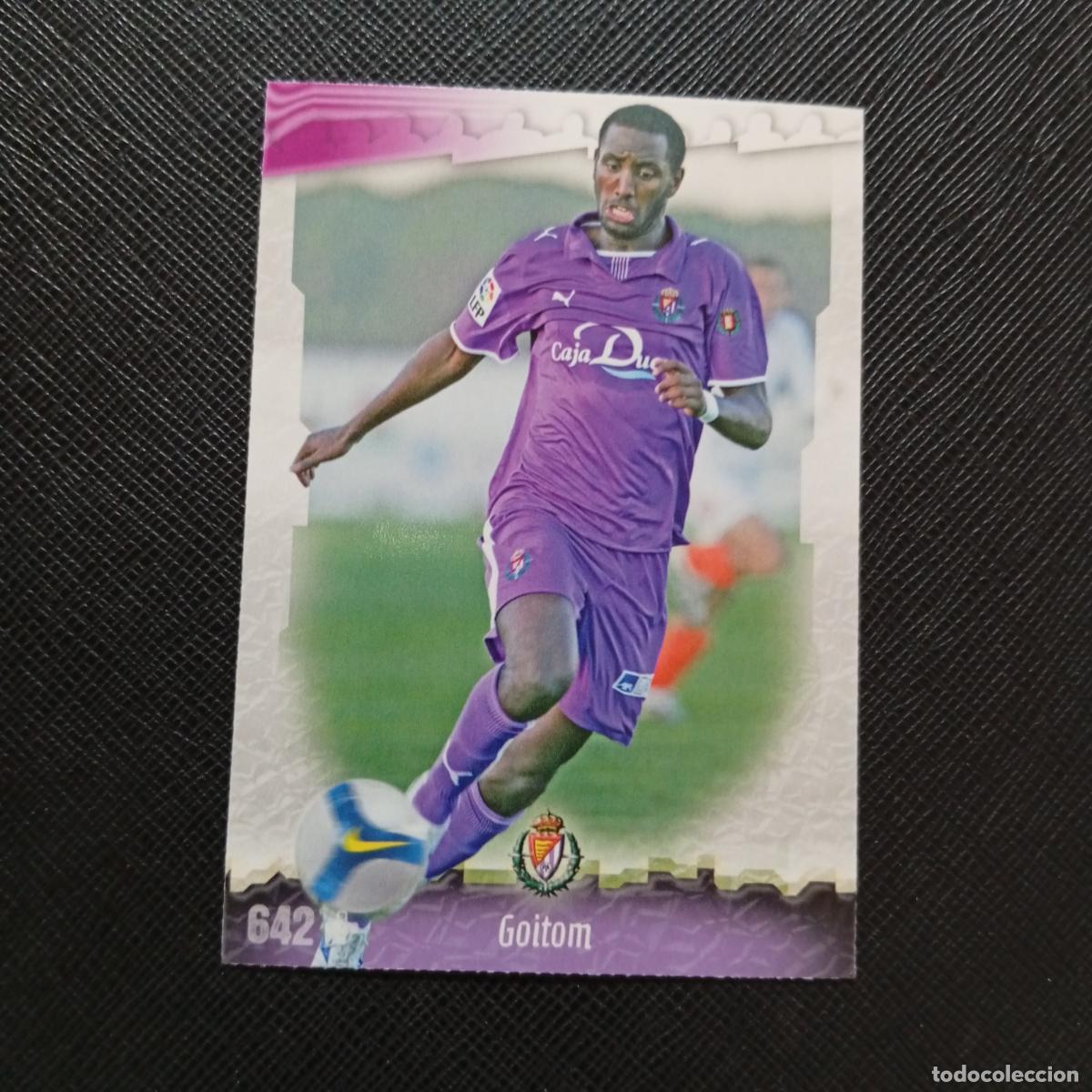Cromos de f&uacute;tbol: 642 GOITOM VALLADOLID MUNDICROMO QUIZ GAME 2008 2009 FUTBOL 08 09 - A212 PG9 FICHAJE