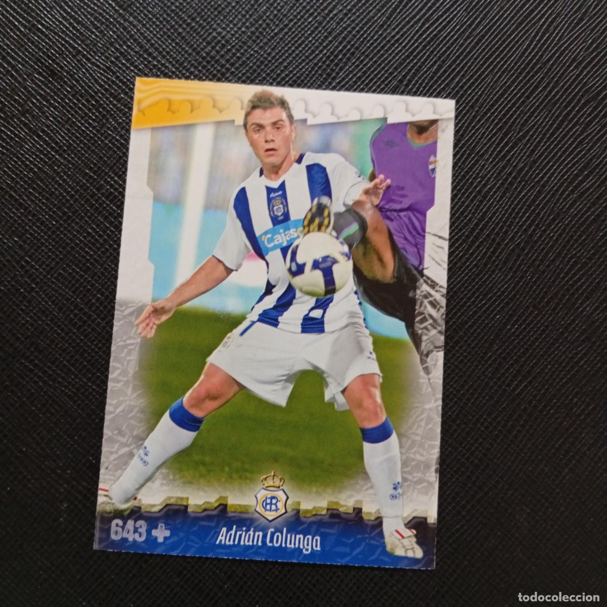 Cromos de f&uacute;tbol: 643 ADRIAN COLUNGA RECREATIVO MUNDICROMO QUIZ GAME 2008 2009 FUTBOL 08 09 - A212 PG9 FICHAJE