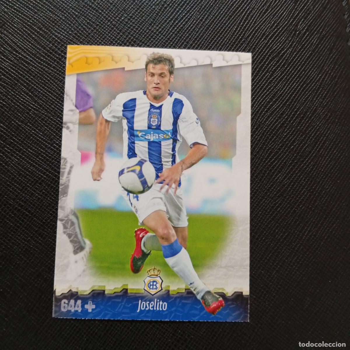 Cromos de f&uacute;tbol: 644 JOSELITO RECREATIVO MUNDICROMO QUIZ GAME 2008 2009 FUTBOL 08 09 - A212 PG9 FICHAJE