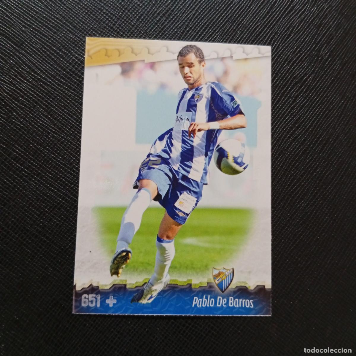 Cromos de f&uacute;tbol: 651 PABLO BARRIOS MALAGA MUNDICROMO QUIZ GAME 2008 2009 FUTBOL 08 09 - A212 PG10 FICHAJE
