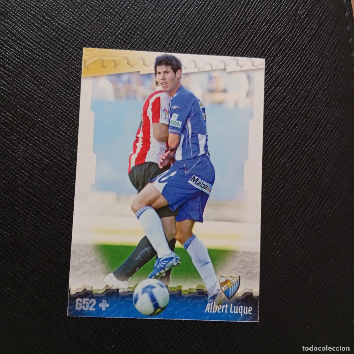 Cromos de f&uacute;tbol: 652 ALBERT LUQUE MALAGA MUNDICROMO QUIZ GAME 2008 2009 FUTBOL 08 09 - A212 PG10 FICHAJE