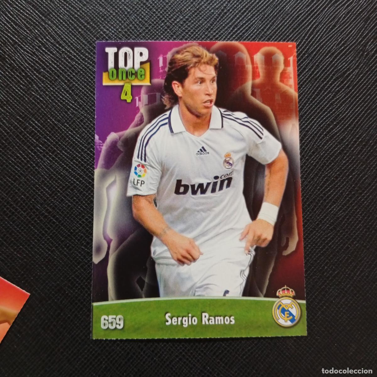 Cromos de f&uacute;tbol: 659 SERGIO RAMOS REAL MADRID MUNDICROMO QUIZ GAME 2008 2009 FUTBOL 08 09 - A212 PG11