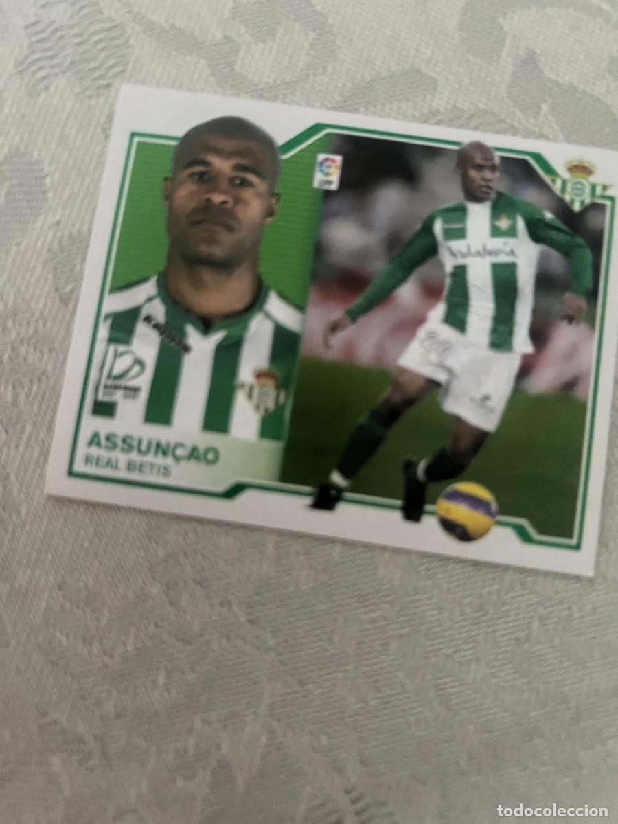 Cromos de f&uacute;tbol: ASSUN&Ccedil;AO BAJA BETIS SIN PEGAR ESTE 2007 2008