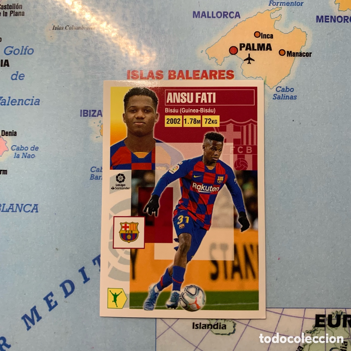 Fu&szlig;ball-Sticker: Ansu fati cromo liga este 20-21 2020-2021