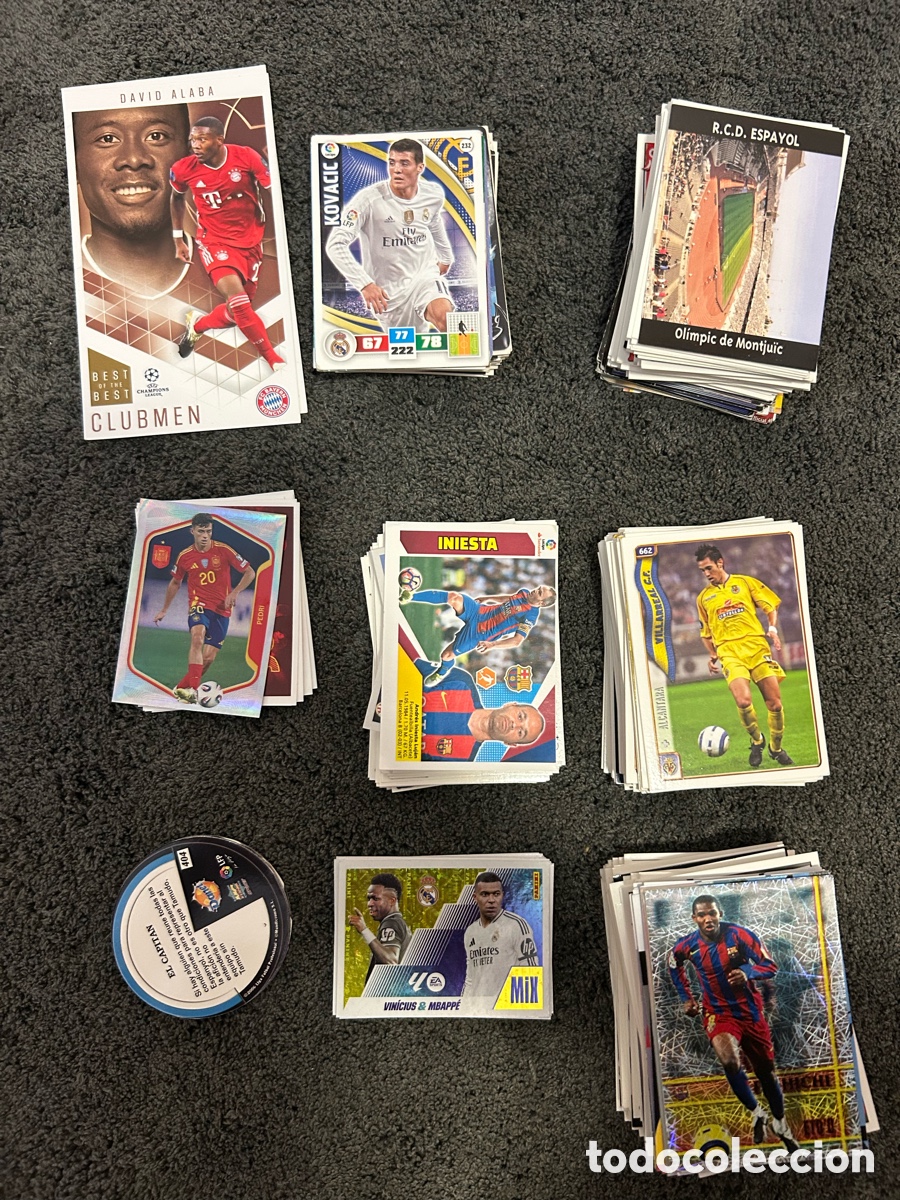 Figurine di Calcio: Lote 400 cromos de diferentes colecciones Liga este Mundicromo