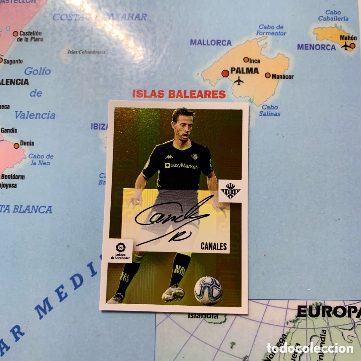 Figurine di Calcio: Canales Serie diez n&uacute;mero 2 cromo liga este 20-21 2020-2021
