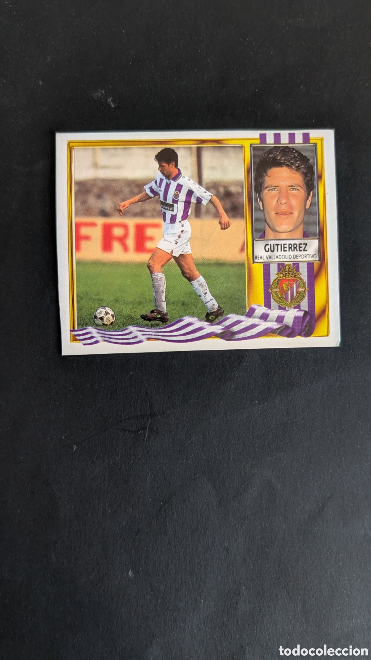 Fu&szlig;ball-Sticker: GUTIERREZ VALLADOLID FICHAJE 36 LIGA ESTE 1995/96 95 96 RECORTADO