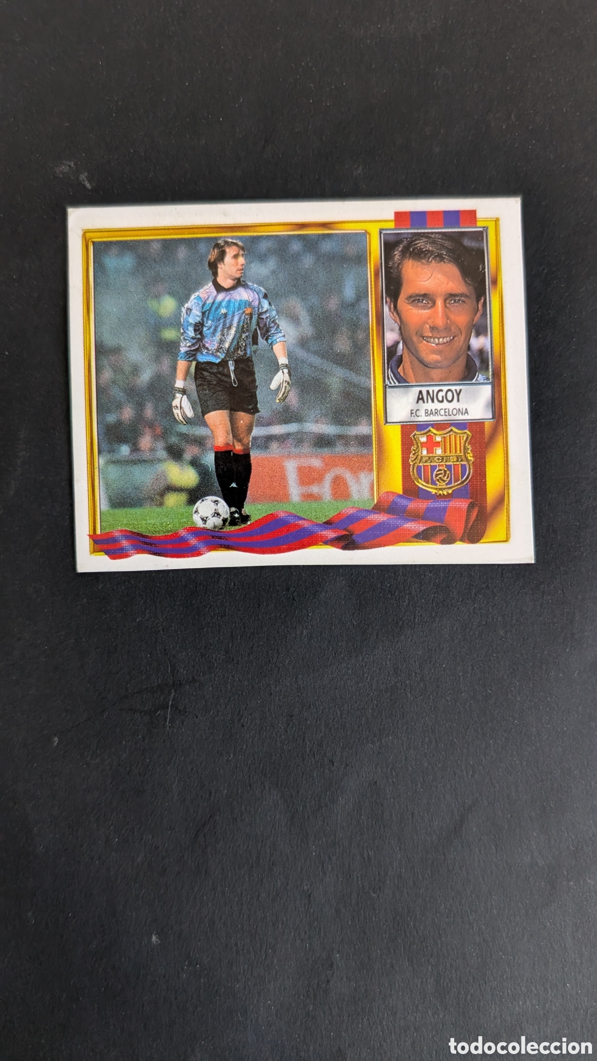 Fu&szlig;ball-Sticker: ANGOY BARCELONA COLOCA LIGA ESTE 1995/96 95 96 RECORTADO