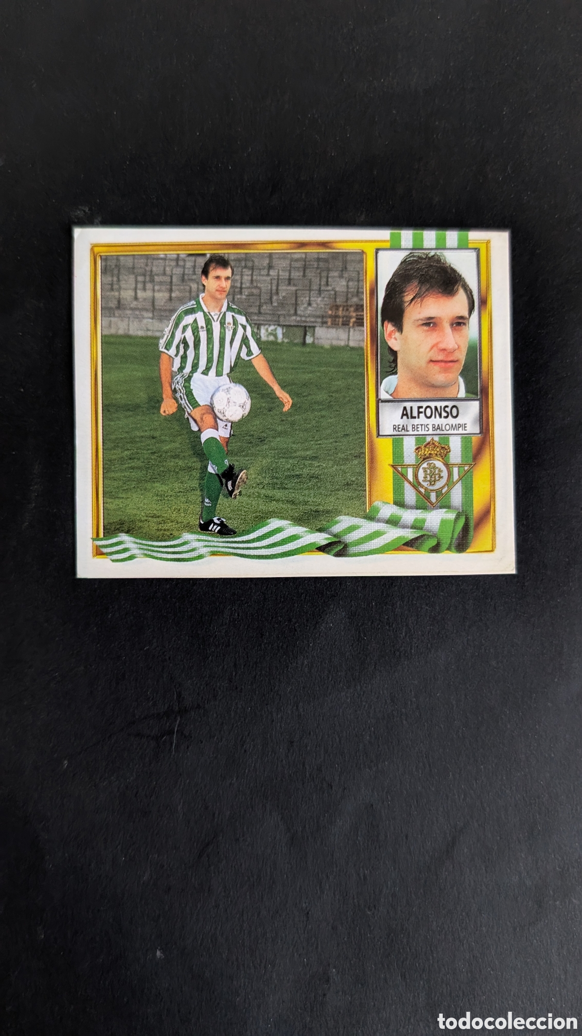 Cartes &agrave; collectionner de Football: ALFONSO BETIS COLOCA LIGA ESTE 1995/96 95 96 RECORTADO