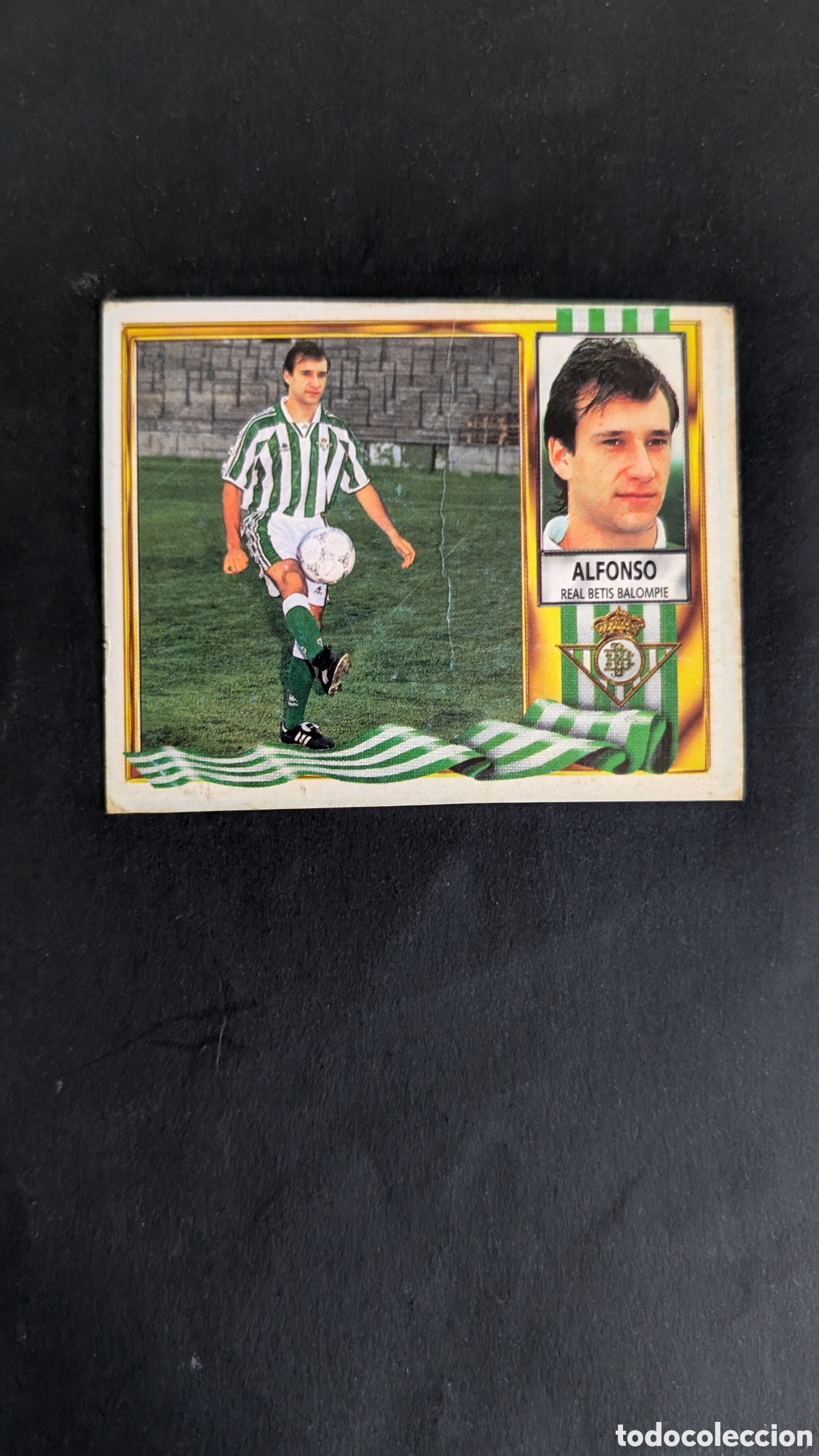 Cartes &agrave; collectionner de Football: ALFONSO BETIS COLOCA LIGA ESTE 1995/96 95 96 RECORTADO