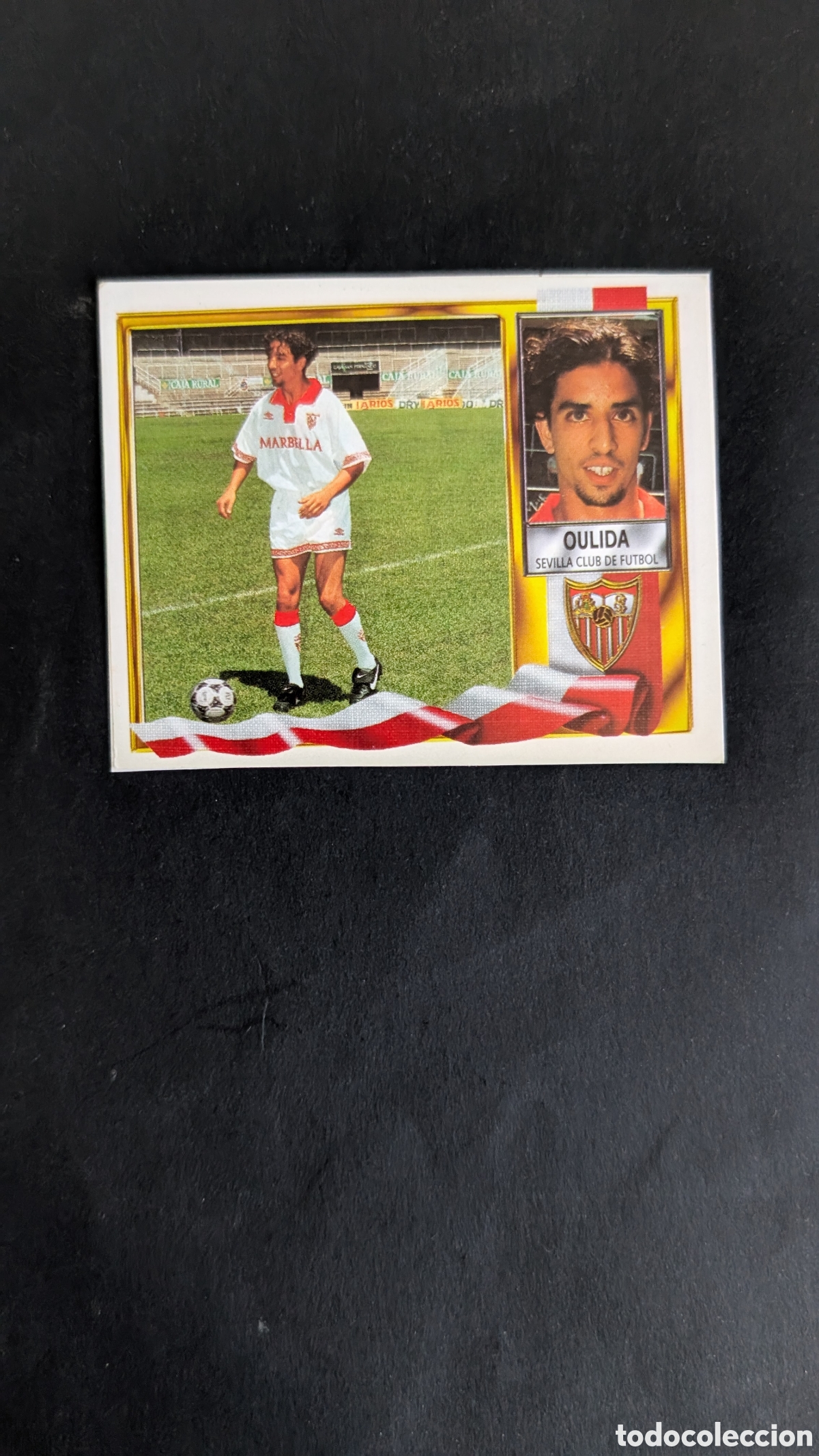 Cartes &agrave; collectionner de Football: OULIDA SEVILLA VERSION COLOCA LIGA ESTE 1995/96 95 96 RECORTADO