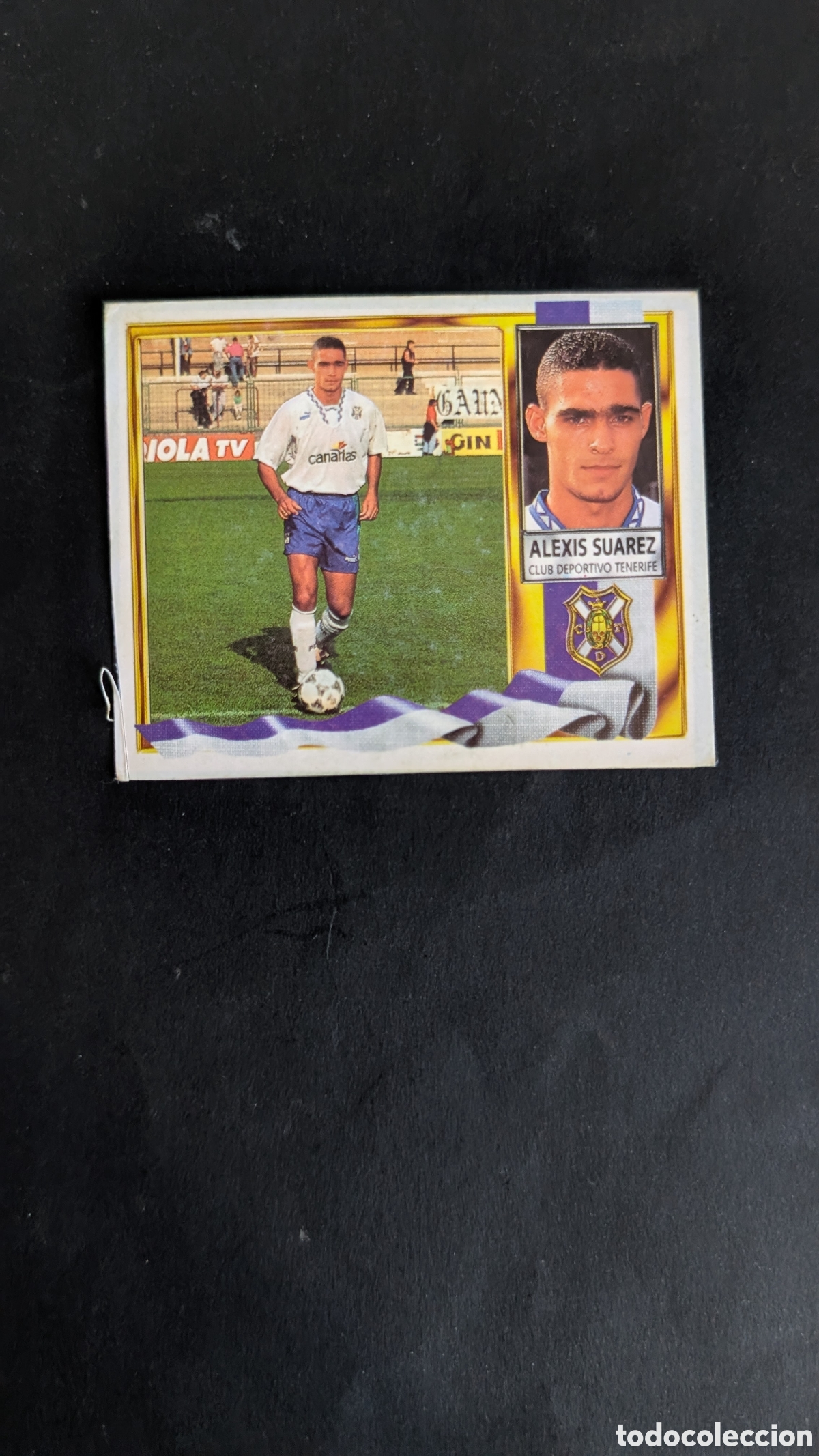 Cartes &agrave; collectionner de Football: ALEXIS SUAREZ TENERIFE COLOCA LIGA ESTE 1995/96 95 96 RECORTADO