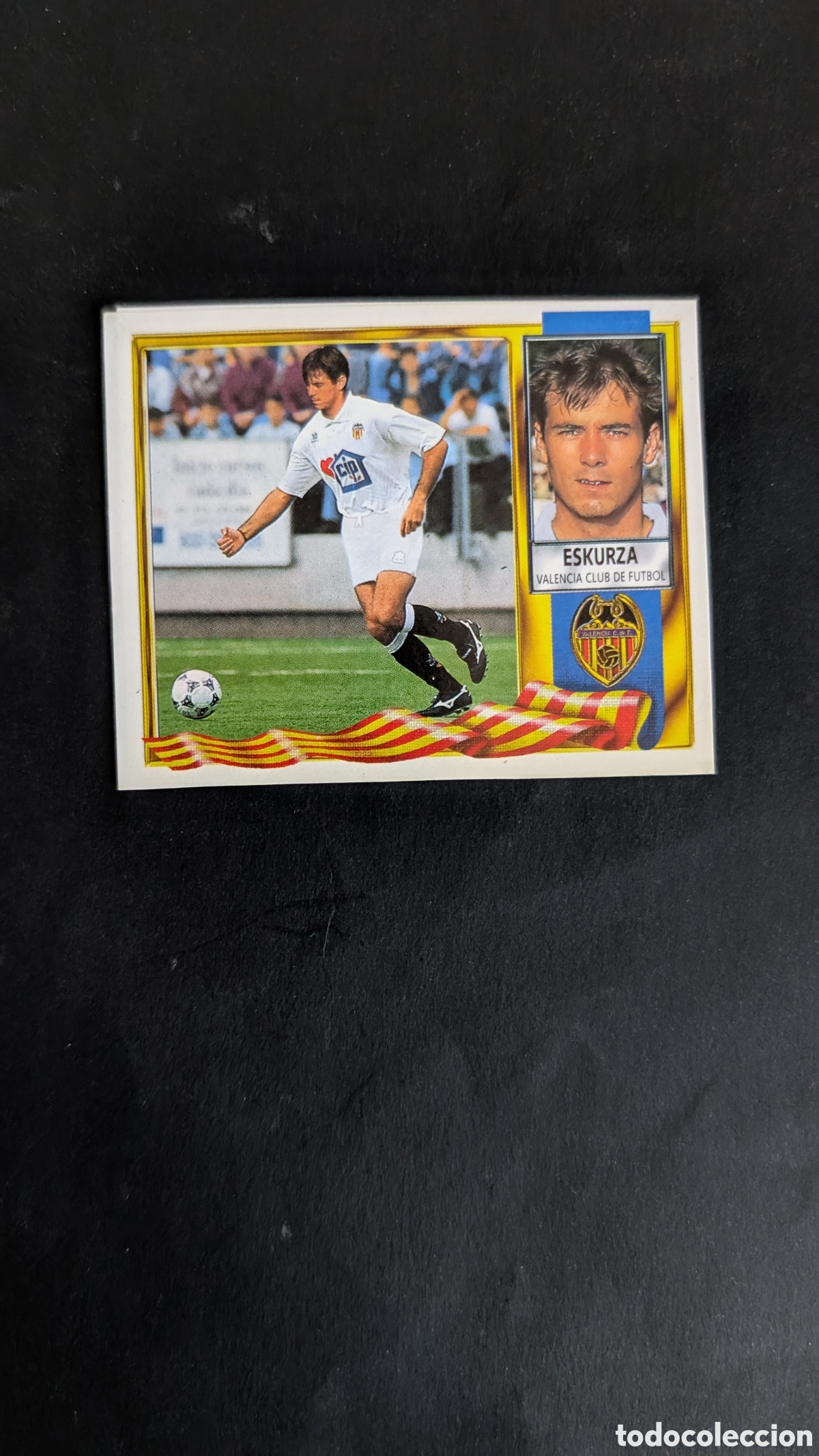 Cartes &agrave; collectionner de Football: ESKURZA VALENCIA COLOCA LIGA ESTE 1995/96 95 96 RECORTADO