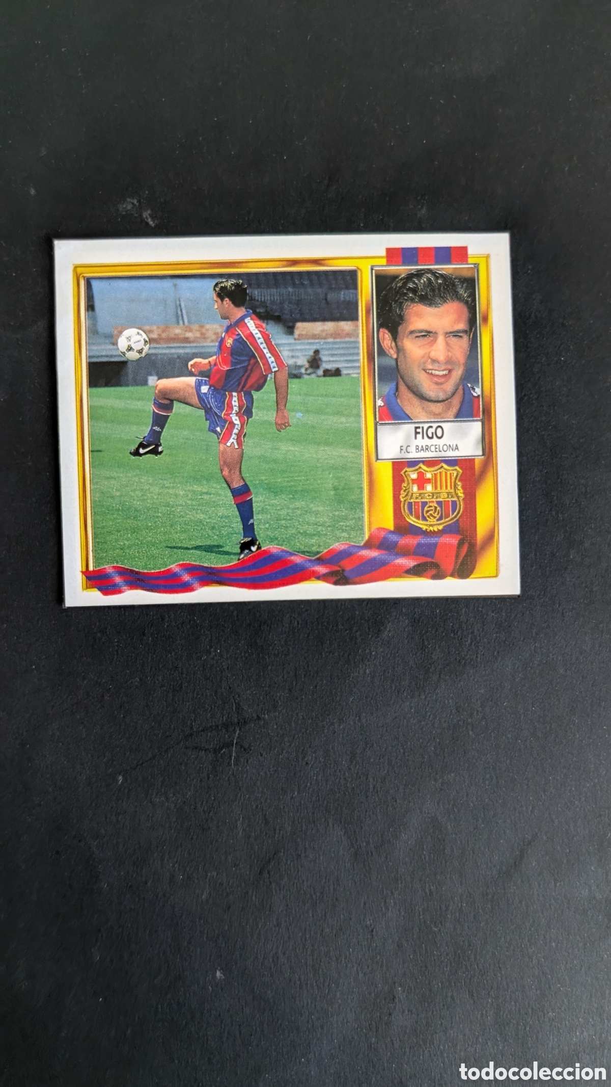 Cartes &agrave; collectionner de Football: FIGO BARCELONA ROOKIE LIGA ESTE 1995/96 95 96 RECORTADO