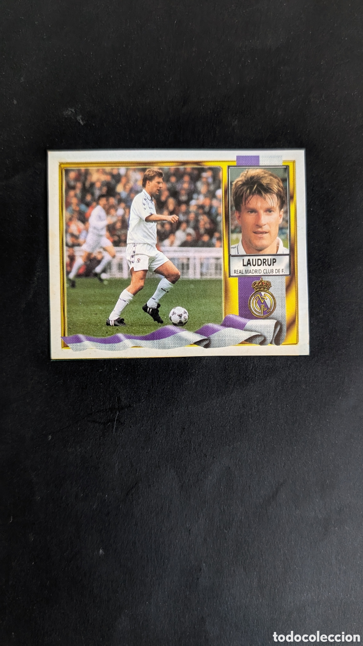 Cartes &agrave; collectionner de Football: LAUDRUP REAL MADRID LIGA ESTE 1995/96 95 96 RECORTADO